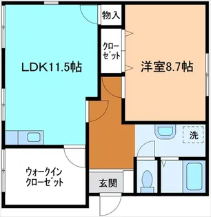 ワイズハウス【2階】の間取り