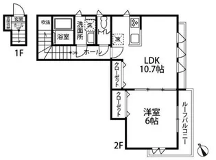 パールハイム経堂【2階】の間取り