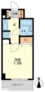 デイム橋本【2階】の間取り