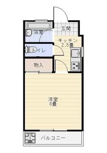 ハイツニュー北日吉【1階】の間取り