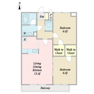 セレーネ【1階】の間取り