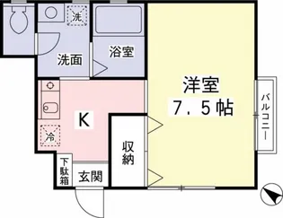 モリ・K【1階】の間取り