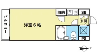 クリオール明大前【1階】の間取り
