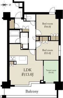 グラン・リソシエ京都四条【5階】の間取り