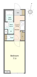 上目黒シティハウス【1階】の間取り