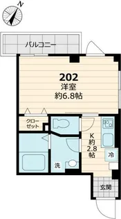 Zoo Street 池之端【2階】の間取り