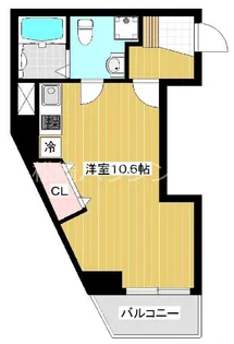 porte rouge【5階】の間取り