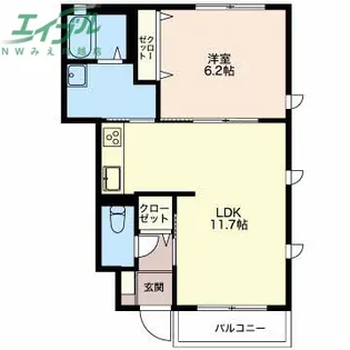 Moderno B【1階】の間取り