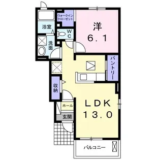 セントレア ハイツ【1階】の間取り