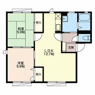 フィールドタウン B【1階】の間取り