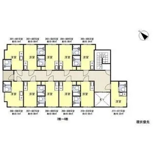 昭和グランドハイツ恵美須【5階】の間取り