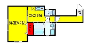 メゾン・ド・エトワール【1階】の間取り