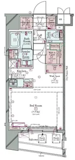 コンシェリア渋谷笹塚 <PREMIUM VIEW>【6階】の間取り