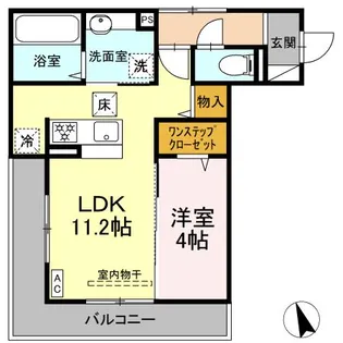 Grandeur Chateau【グランドゥール シャトー】【1階】の間取り