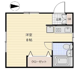 ハイツハーモグレイ【2階】の間取り