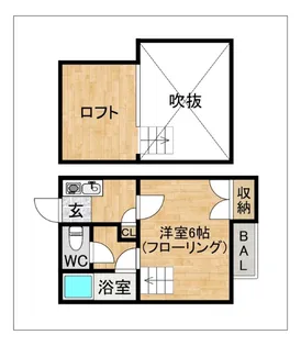 シティハイム光丘C【1階】の間取り