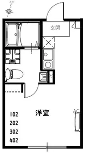 RSC竹ノ塚【4階】の間取り
