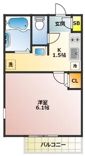 ミラージュ【2階】の間取り