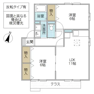 プリマベーラ B【1階】の間取り