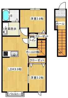 神町ヒルズ【2階】の間取り