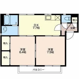 モンアミ【1階】の間取り