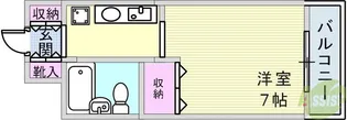 ジョイフル兵庫【8階】の間取り