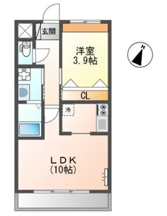 エルディアII【2階】の間取り