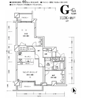 サンクタス元麻布【1階】の間取り
