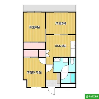 中島ロイヤルハイツ【7階】の間取り