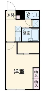 レオパレスルミエール【1階】の間取り