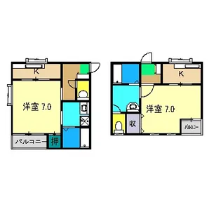 めぞん太陽 V【3階】の間取り