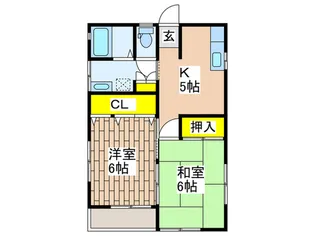 ウィステーリア【2階】の間取り