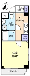 ラ・スカーラ【4階】の間取り