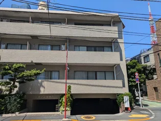メゾン東麻布【4階】の外観