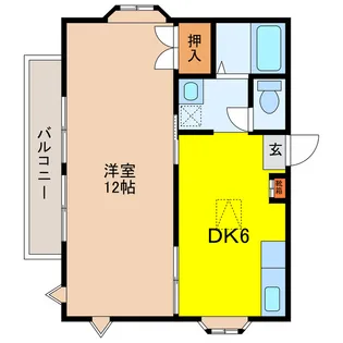 イーストヒル【1階】の間取り