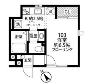 グレイス南浦和【1階】の間取り