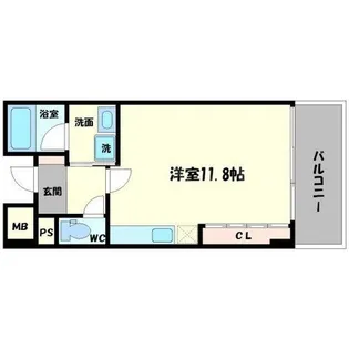 Petit Vert 千里【6階】の間取り