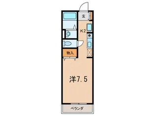 コンパニエロ 北口【1階】の間取り