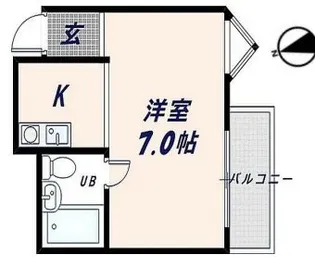 レジデンス今里【4階】の間取り