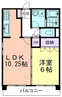 クレスト久米川【3階】の間取り