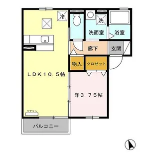 サードニックス【1階】の間取り