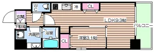 プリエ福島【3階】の間取り