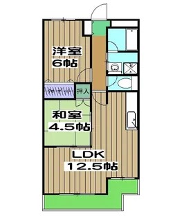 カルム常盤【3階】の間取り