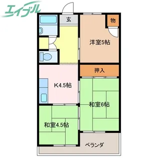 第一セントラルビル【5階】の間取り