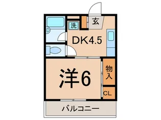 みなともハイツ南品川【3階】の間取り