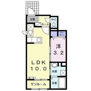 グラシオ【1階】の間取り