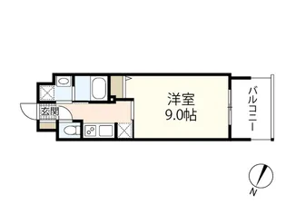 プライマル広島駅【12階】の間取り