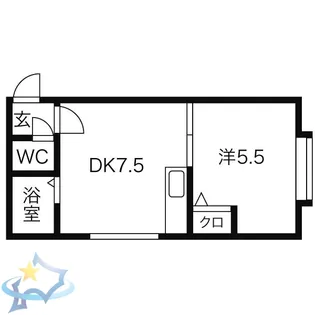 シャンベルタン【3階】の間取り