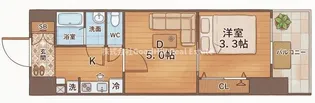 プランドール新大阪【9階】の間取り