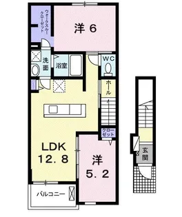 ビバーチェ【2階】の間取り